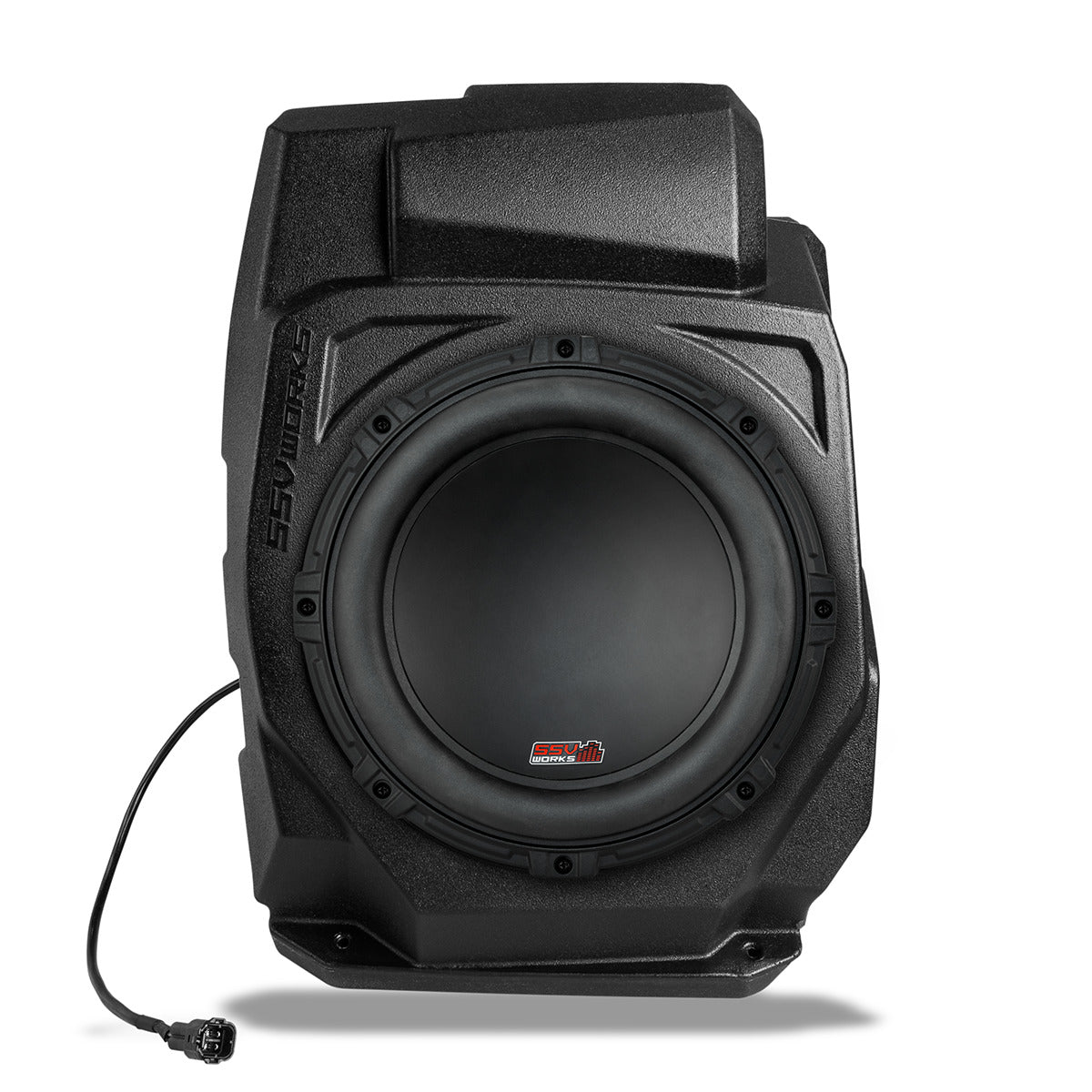 SSV Works Polaris RZR Pro R under-dash 10 inch subwoofer enclosure