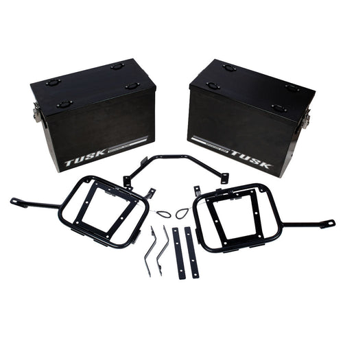Kawasaki KLX300 aluminum panniers and pannier racks collection
