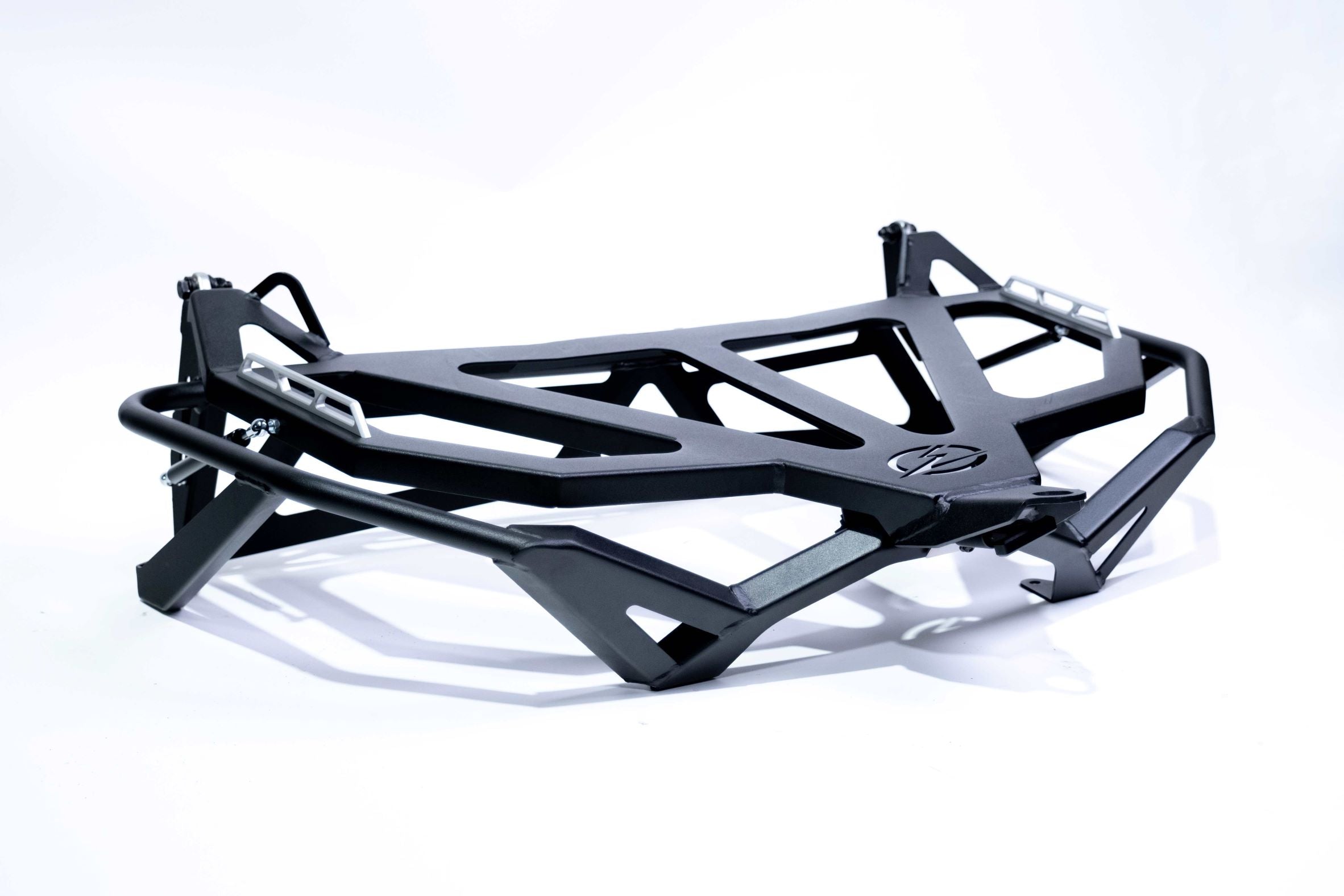Photo of 2017-2024 Can Am X3 Maverick Volt Series Baja Spare Tire Rack by Elektric Offroad - Premium 2017+ Can Am X3 Maverick Volt Baja Rack for UTVs / Side by Sides