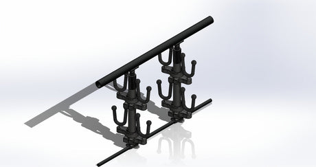 Polaris Ranger 900/1000 6 Seat, Mid Cage, 2,3, and 4 Place Rifle Mounting System