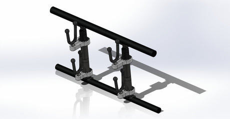 Polaris RZR 900XP Rear Opening Rifle Rack | 1 or 2 Place | 2011-2014