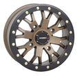 Photo of SYSTEM 3 SB4 BL WHEEL 14X7 4+3 (+15MM) 4/137 MATTE BRONZE/BLACK by SYSTEM 3 - Premium Wheels for UTVs / Side by Sides
