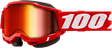 100% Accuri 2 Snowmobile Goggles - Red Red Mirror Lens