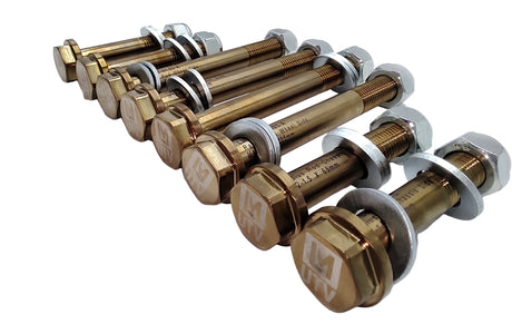 Photo of Polaris RZR TurboS High Strength Rear Radius Rod Bolt Kit by LM-UTV - Premium Bolts for UTVs / Side by Sides
