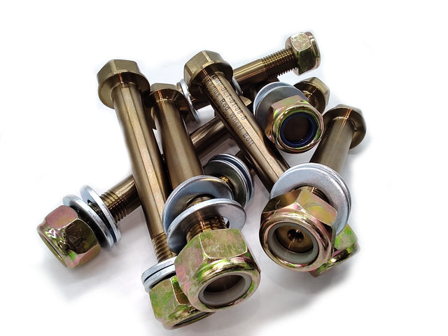 Photo of Polaris Pro R and Turbo R High Strength Rear Radius Rod Bolt Kit by LM-UTV - Premium Bolts for UTVs / Side by Sides