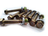 Photo of Polaris Pro R and Turbo R High Strength Rear Radius Rod Bolt Kit by LM-UTV - Premium Bolts for UTVs / Side by Sides