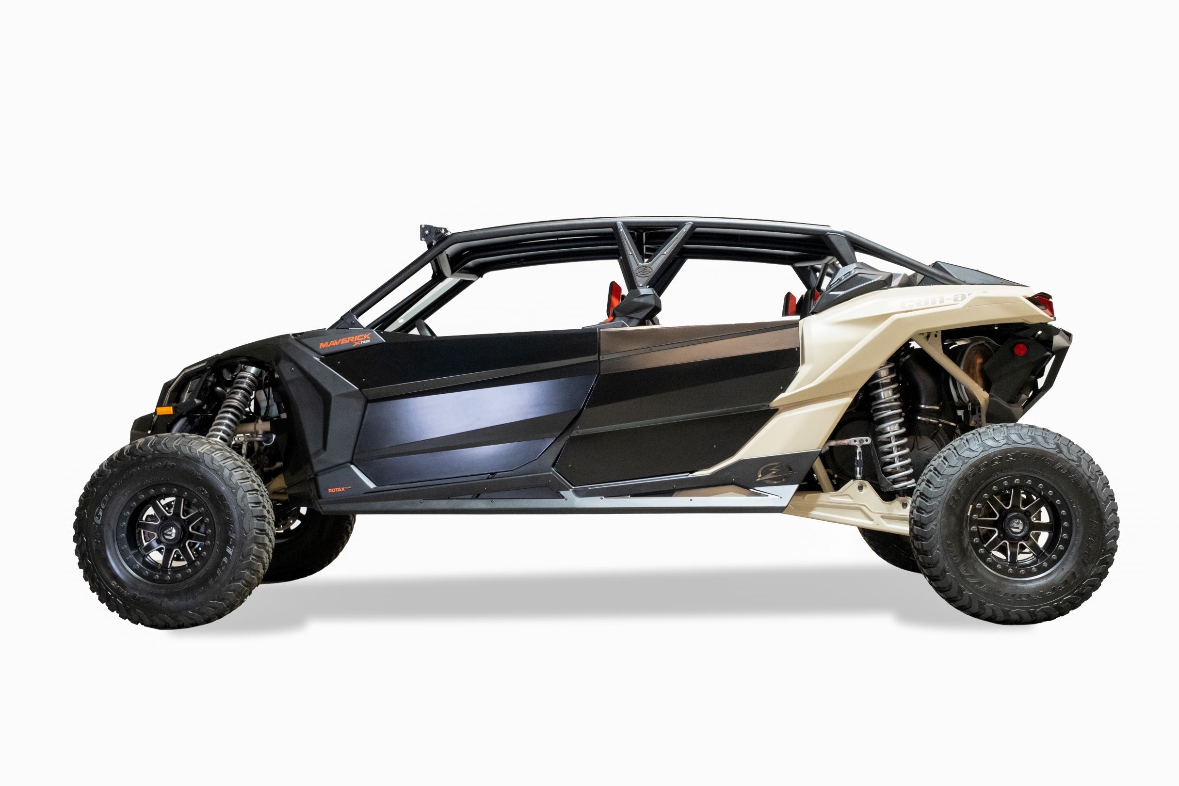 Photo of 2017 to current Can Am X3 Maverick (4 Seat) Volt Series Rock Guards by Elektric Offroad - Premium 2017+ Can Am X3 Maverick Volt Rock Sliders (4 Door) for UTVs / Side by Sides