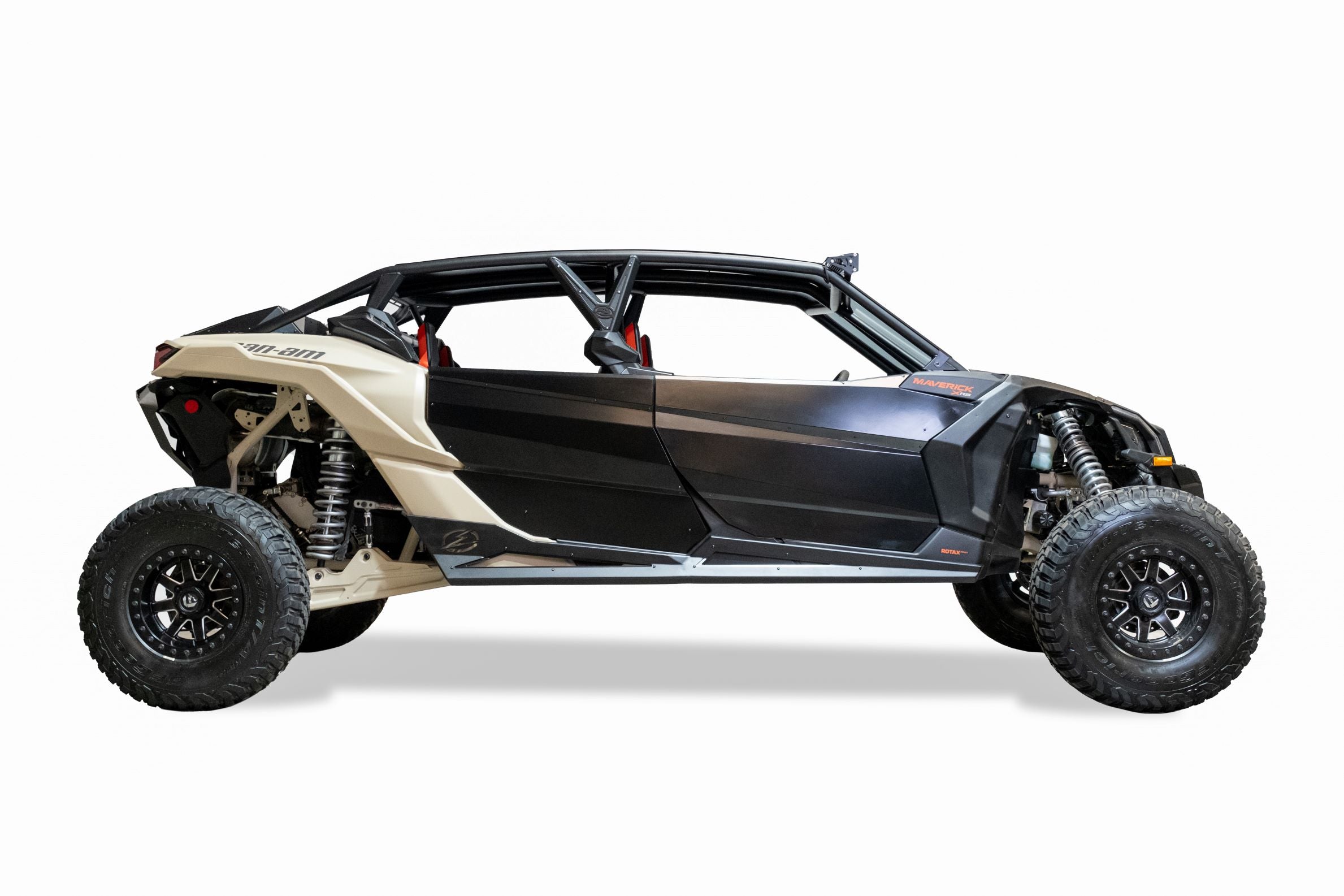 Photo of 2017 to current Can Am X3 Maverick (4 Seat) Volt Series Rock Guards by Elektric Offroad - Premium 2017+ Can Am X3 Maverick Volt Rock Sliders (4 Door) for UTVs / Side by Sides