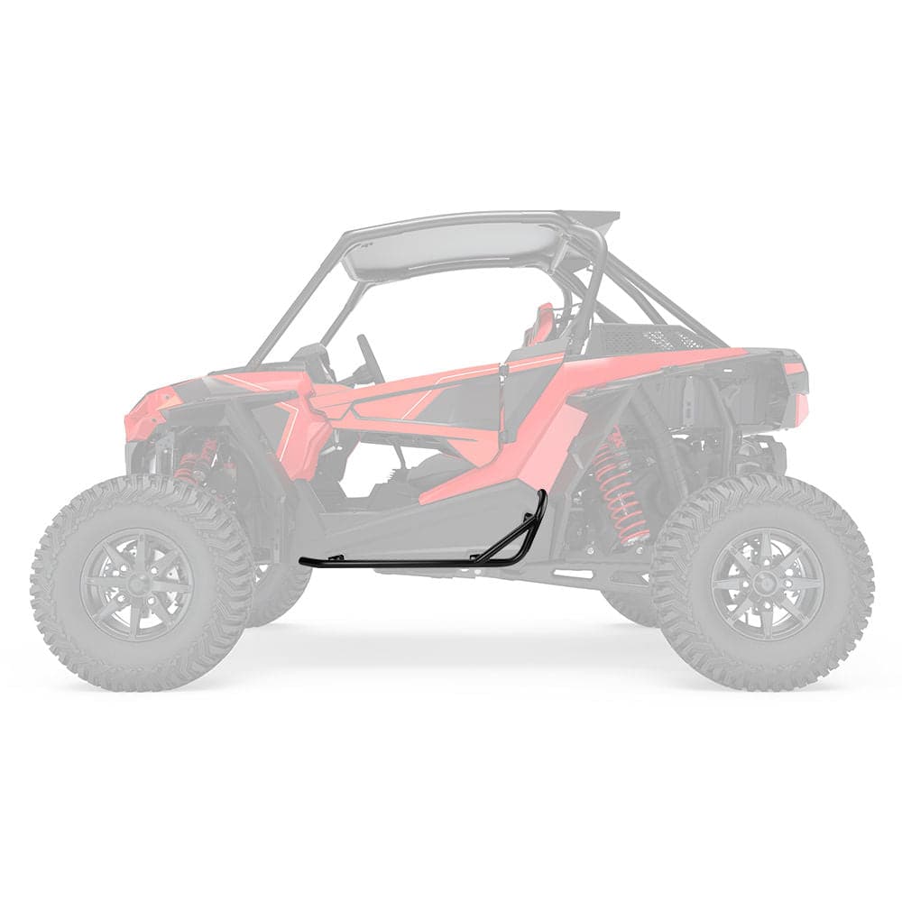 Photo of Spare Tire Carrier Mount & Side Nerf Bars Rock Sliders for Polaris RZR XP 1000 by Kemimoto - Premium for UTVs / Side by Sides