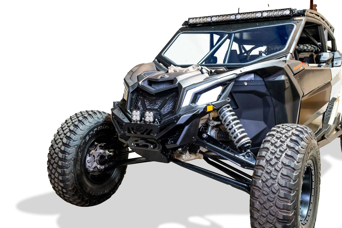 Photo of 2017-2024 Can Am X3 Maverick Volt Series Winch Front Bumper by Elektric Offroad - Premium 2017+ Can Am X3 Maverick Volt Front Winch Bumper for UTVs / Side by Sides