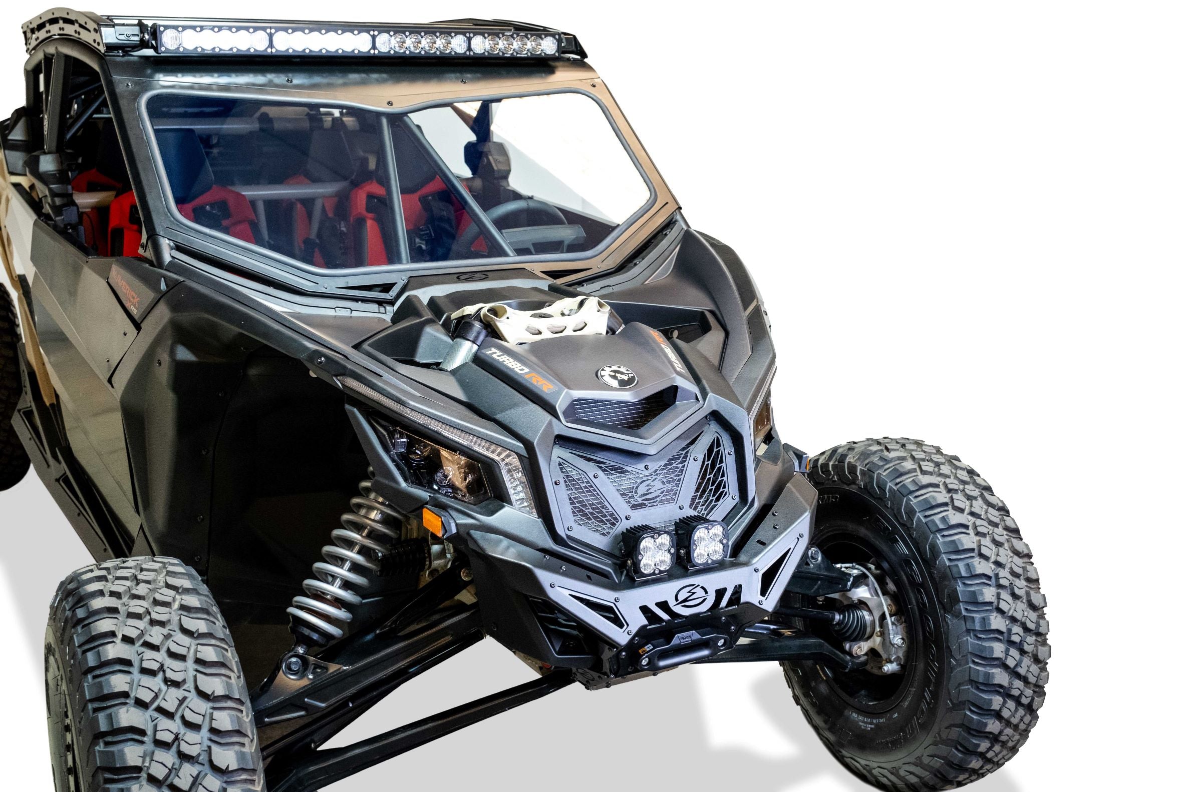 Photo of 2017-2024 Can Am X3 Maverick Volt Series Winch Front Bumper by Elektric Offroad - Premium 2017+ Can Am X3 Maverick Volt Front Winch Bumper for UTVs / Side by Sides