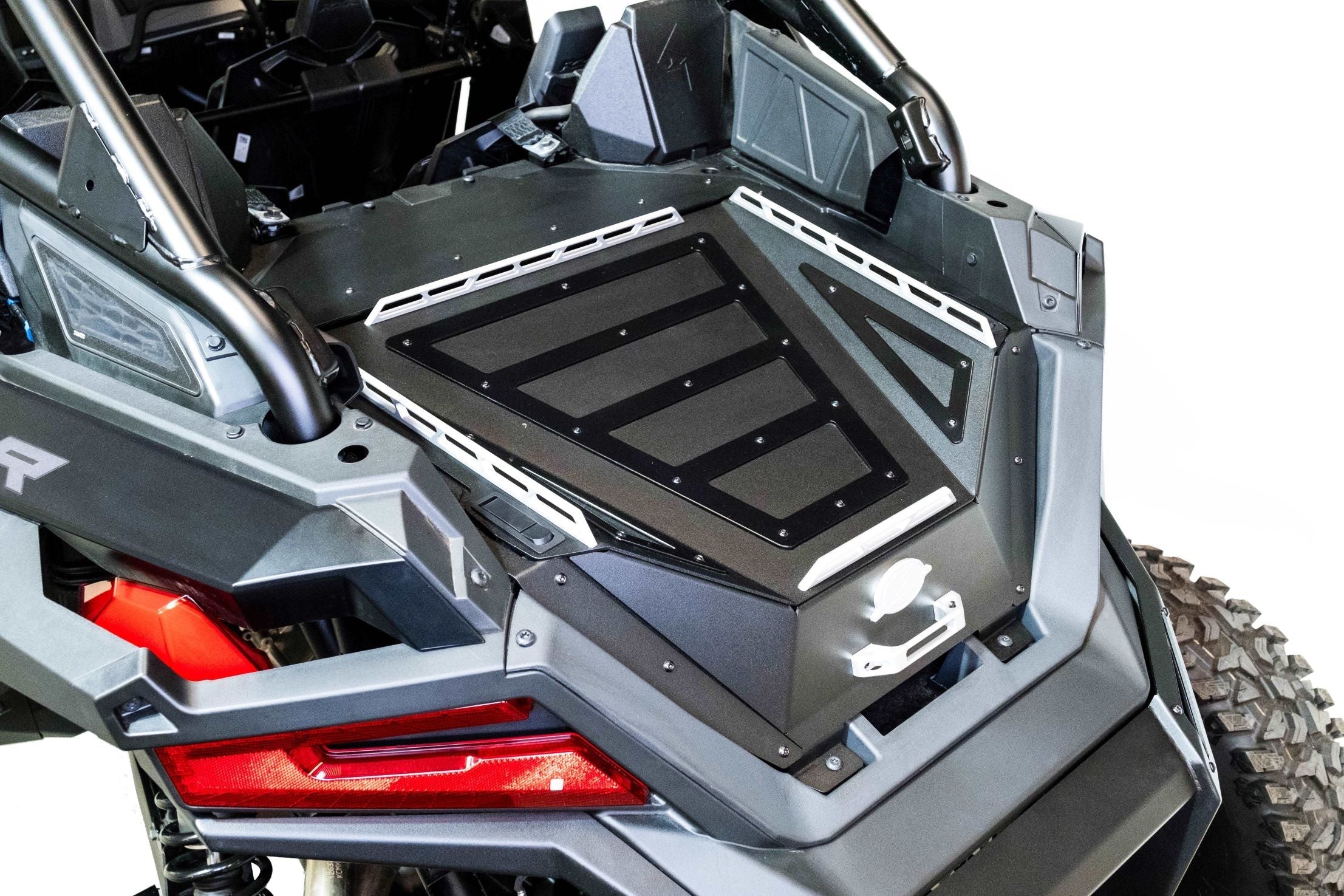 Photo of 2022-2024 Polaris RZR Pro XP/ Pro R/ Turbo R Volt Series Baja Bed Box by Elektric Offroad - Premium Storage for UTVs / Side by Sides
