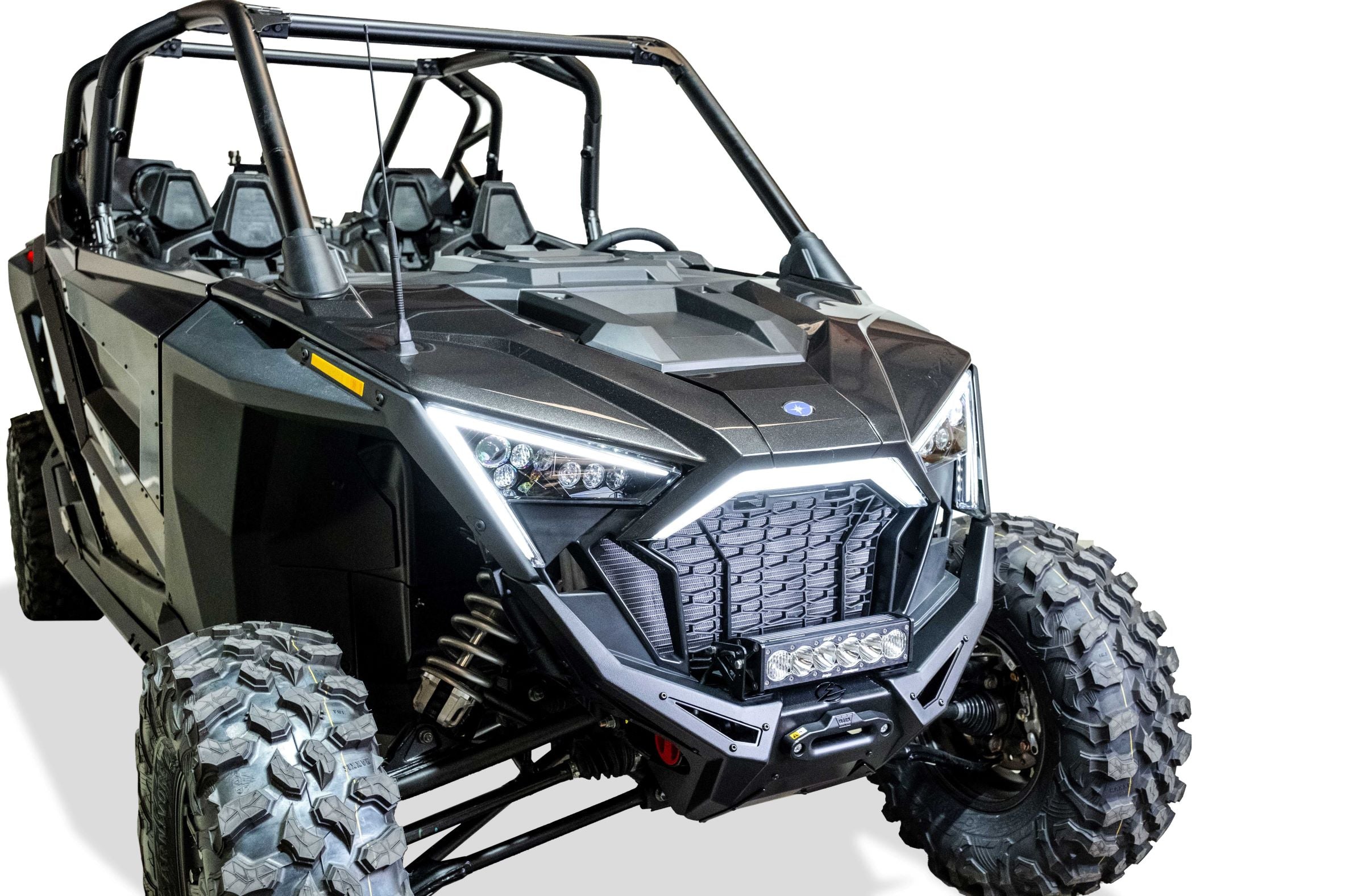 2020-2024 Polaris RZR Pro XP Volt Series Winch Front Bumper - Industry Standard Winch Compatibility + Unique Styling (2020-2024)
