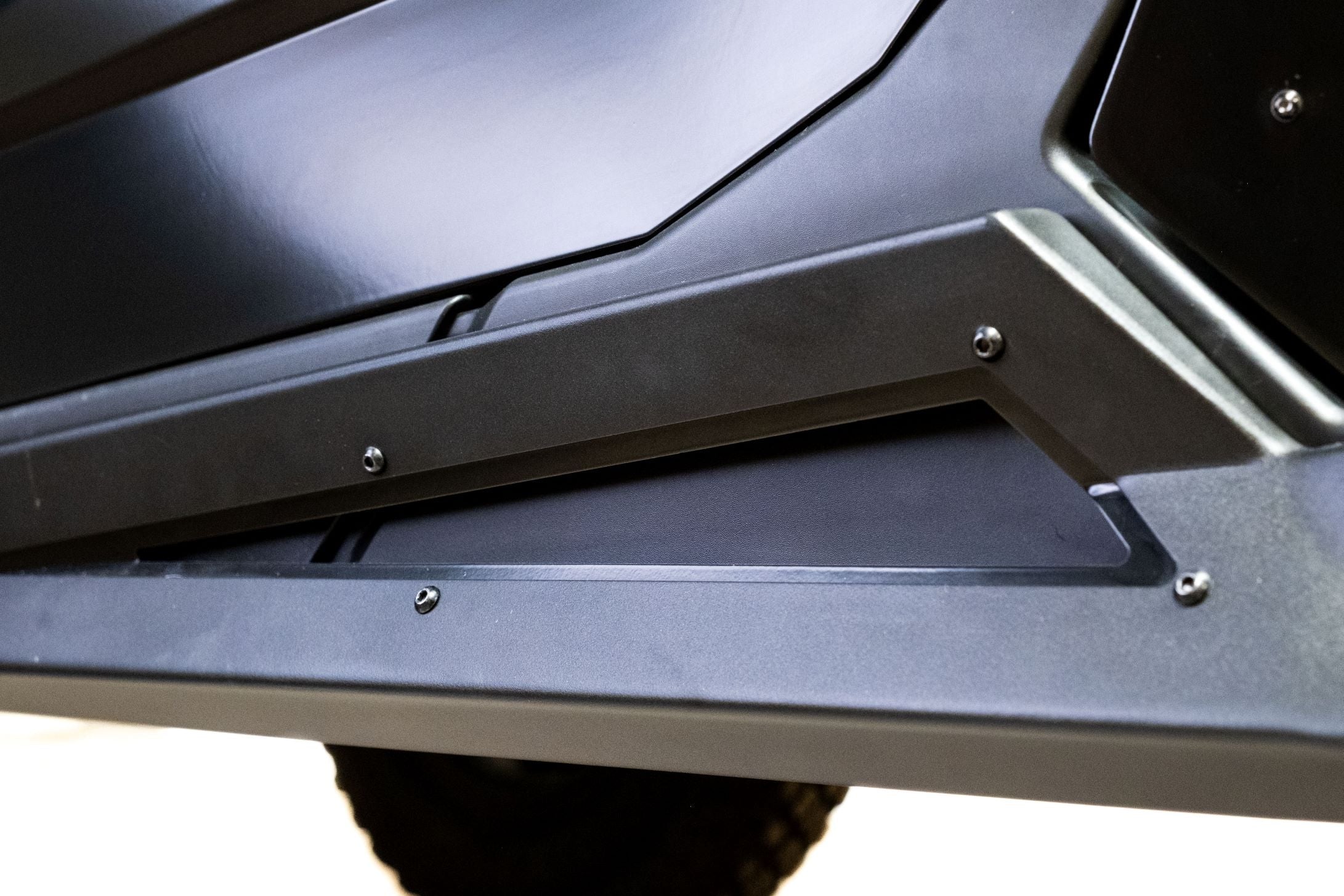 Photo of 2017 to current Can Am X3 Maverick (4 Seat) Volt Series Rock Guards by Elektric Offroad - Premium 2017+ Can Am X3 Maverick Volt Rock Sliders (4 Door) for UTVs / Side by Sides