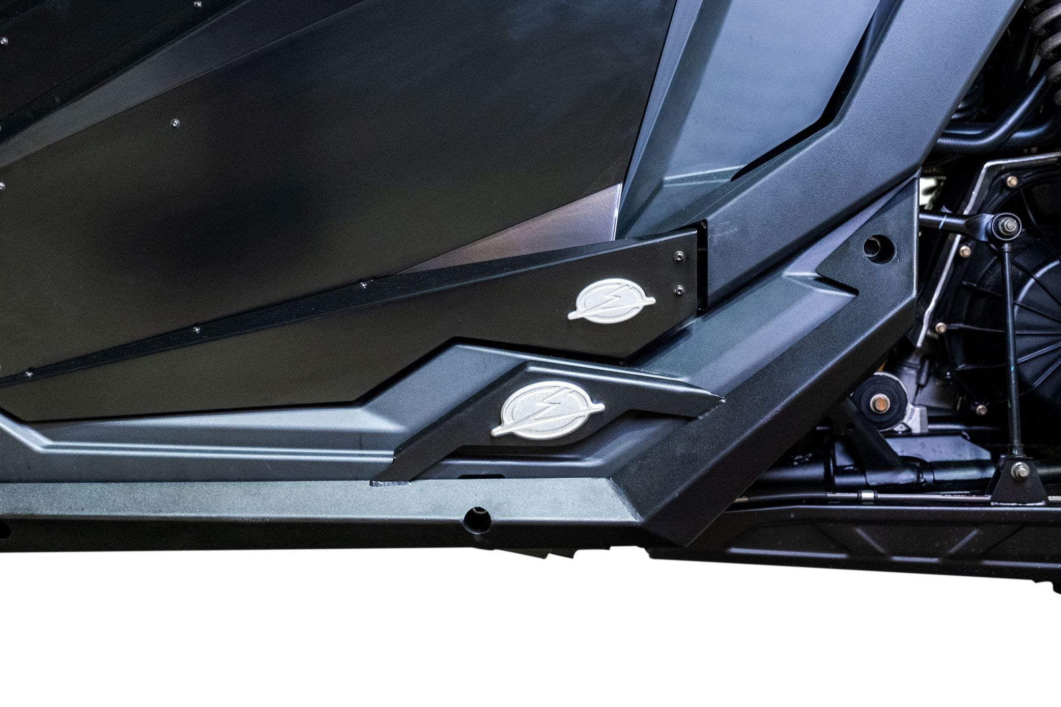 Photo of 2020-2025 Polaris RZR Pro XP/ Pro R/ Turbo R (4 Seat) Volt Series Rock Guards by Elektric Offroad - Premium 2020+ Polaris RZR Pro XP Volt (4 Door) Rock SlidersRzr Pro XP Rock Sliders 4 seat Volt for UTVs / Side by Sides