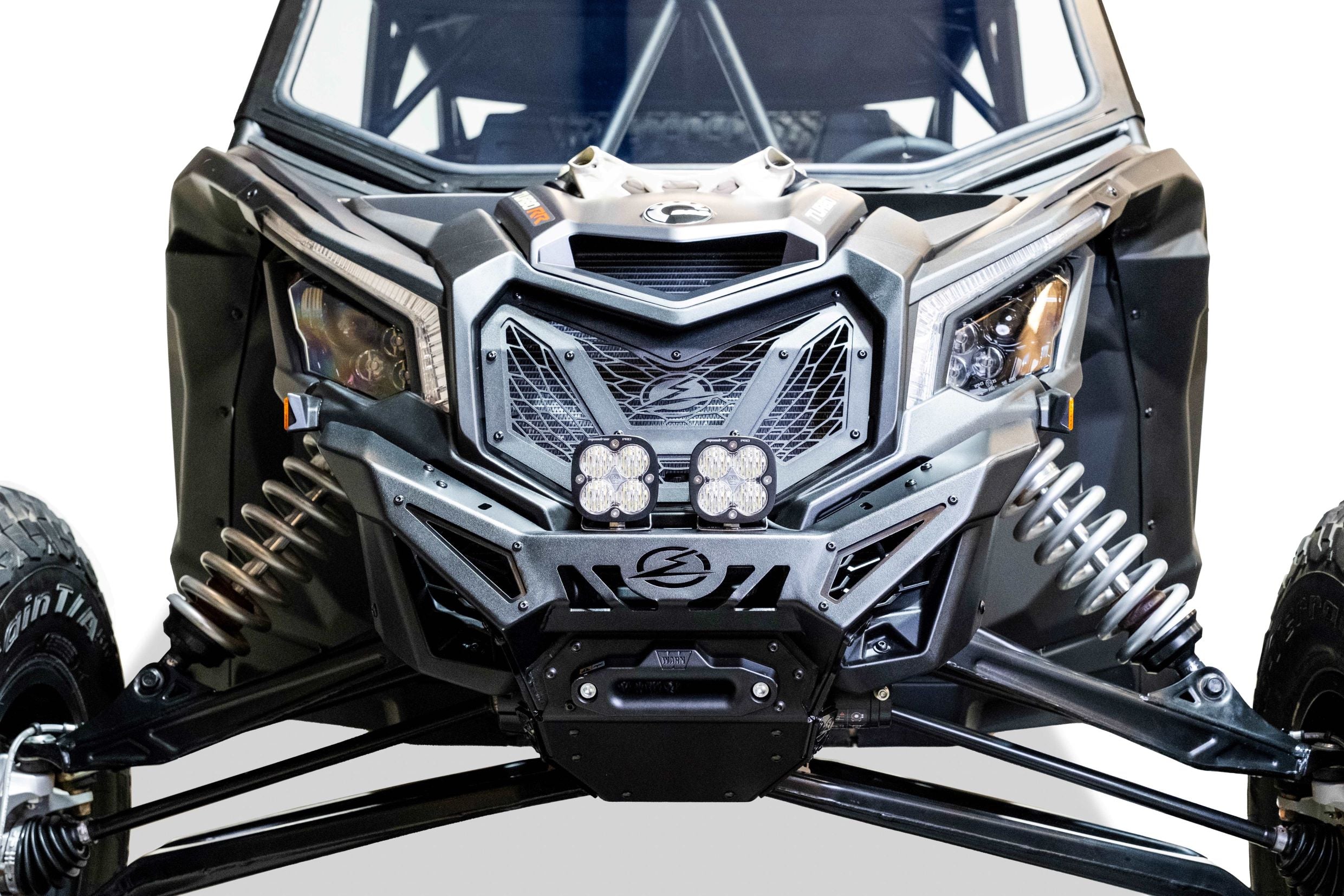 Photo of 2017-2024 Can Am X3 Maverick Volt Series Winch Front Bumper by Elektric Offroad - Premium 2017+ Can Am X3 Maverick Volt Front Winch Bumper for UTVs / Side by Sides