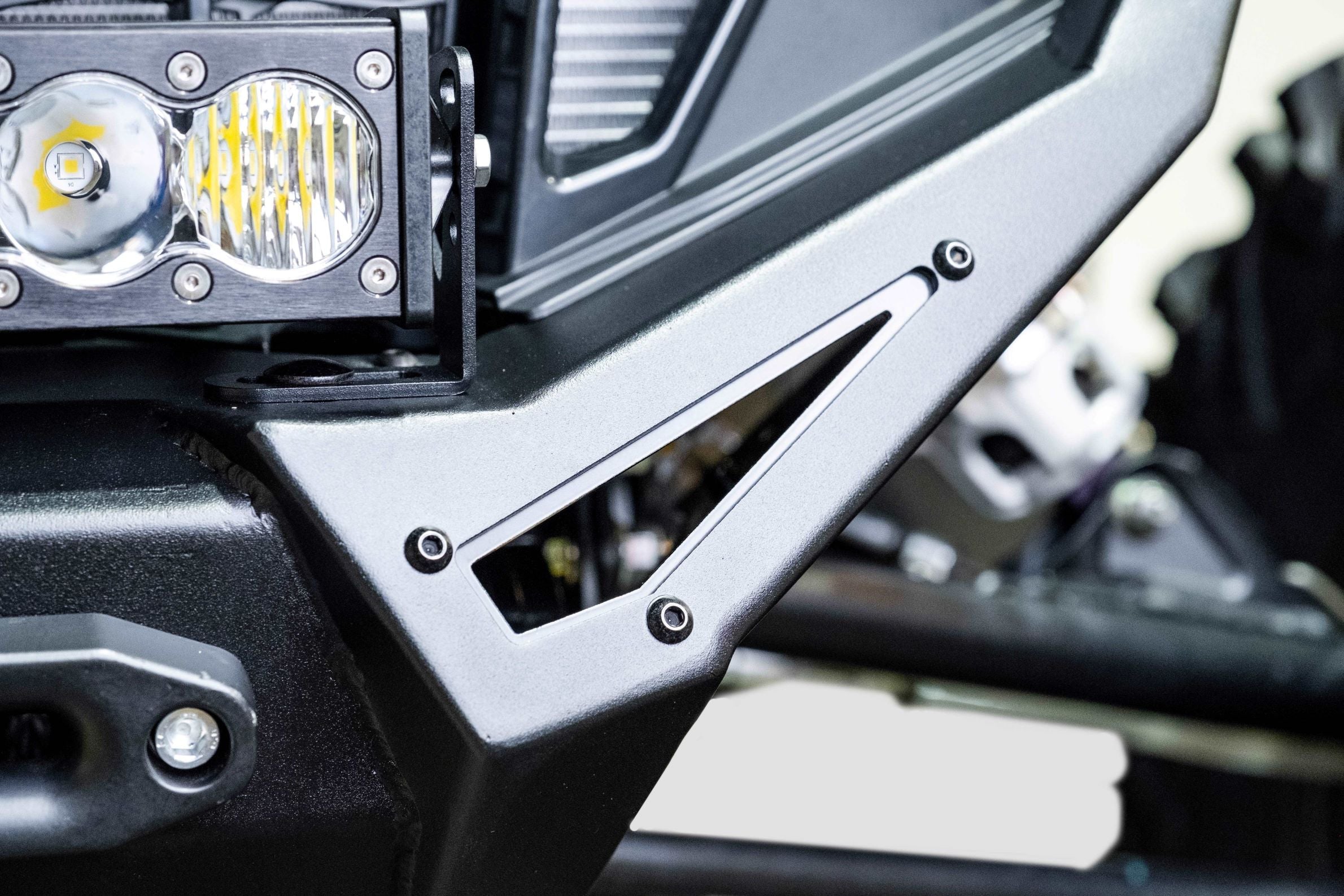 2020-2024 Polaris RZR Pro XP Volt Series Winch Front Bumper - Industry Standard Winch Compatibility + Unique Styling (2020-2024)