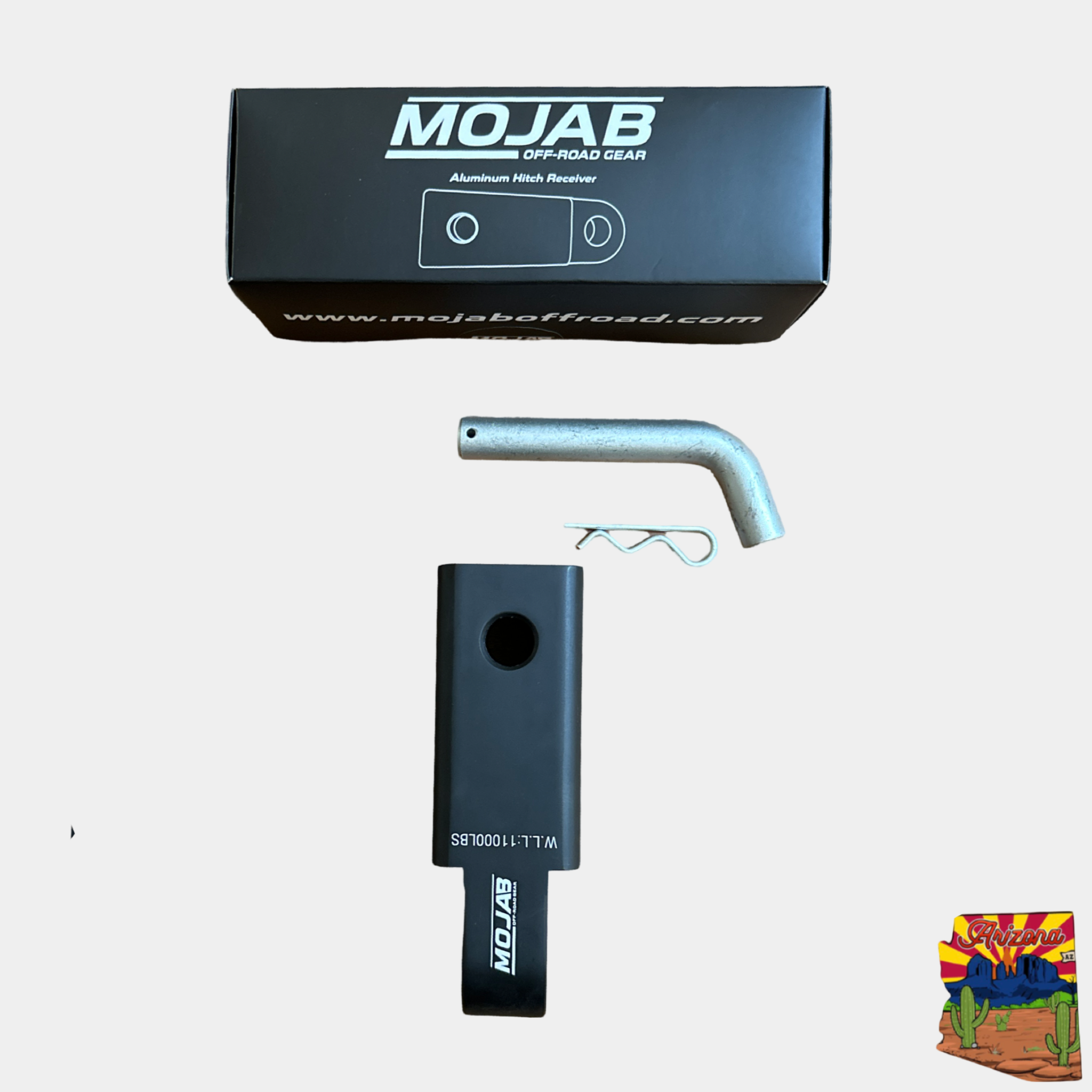 Photo of 2” Aluminum Hitch Receiver (LIFETIME WARRANTY) by MOJAB OFFROAD - Premium for UTVs / Side by Sides