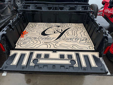 Photo of Can-Am Defender Bed & Tail Gate 2 door by CRC Foam - Premium for UTVs / Side by Sides