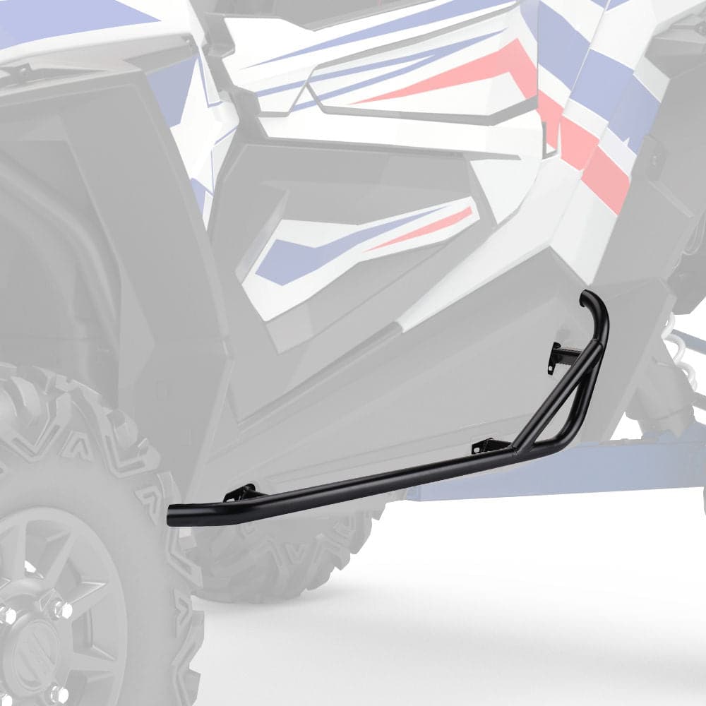 Photo of Spare Tire Carrier Mount & Side Nerf Bars Rock Sliders for Polaris RZR XP 1000 by Kemimoto - Premium for UTVs / Side by Sides