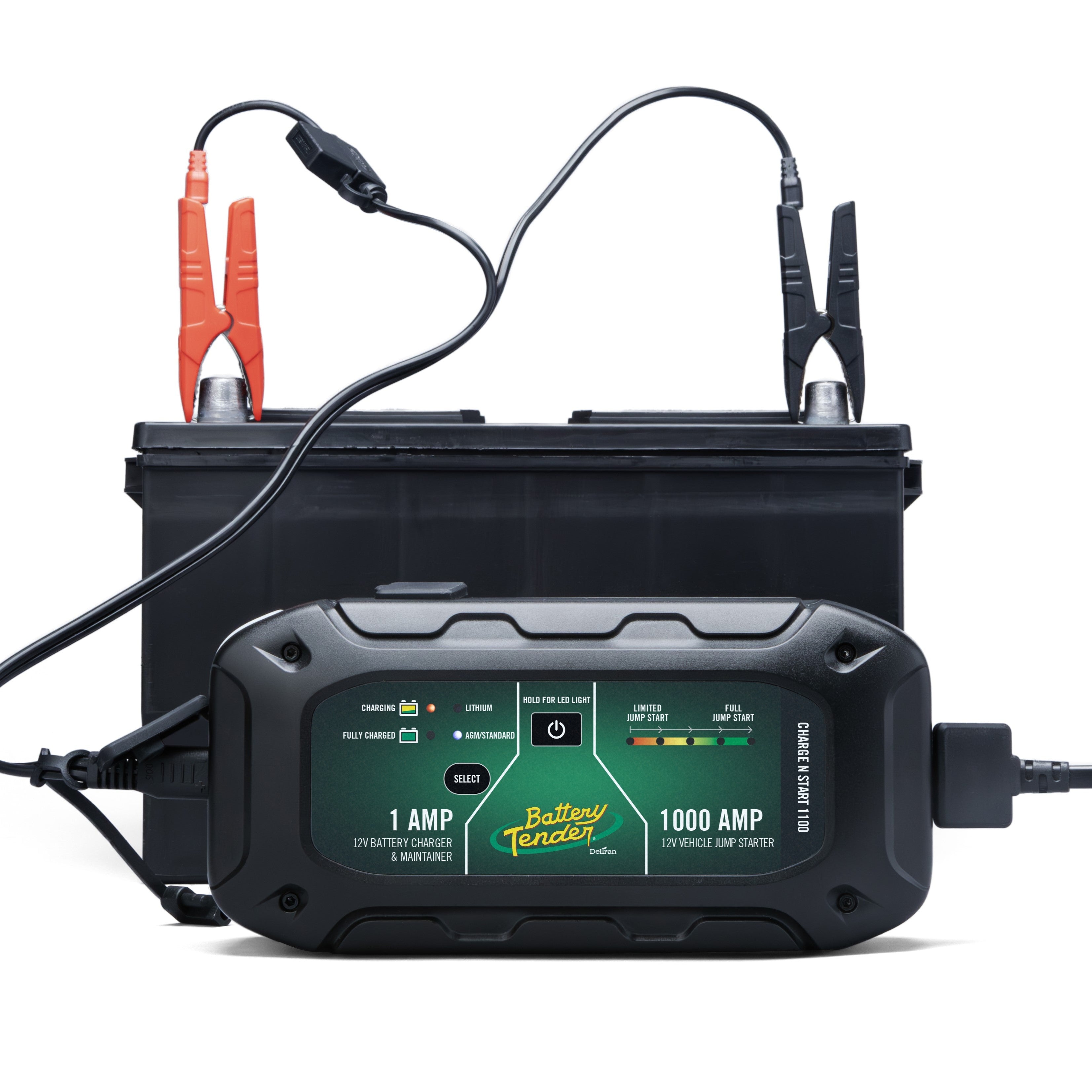 Photo of Charge N Start 1100 1 AMP Battery Charger & 1000 AMP Jump Starter by Battery Tender® - Premium for UTVs / Side by Sides