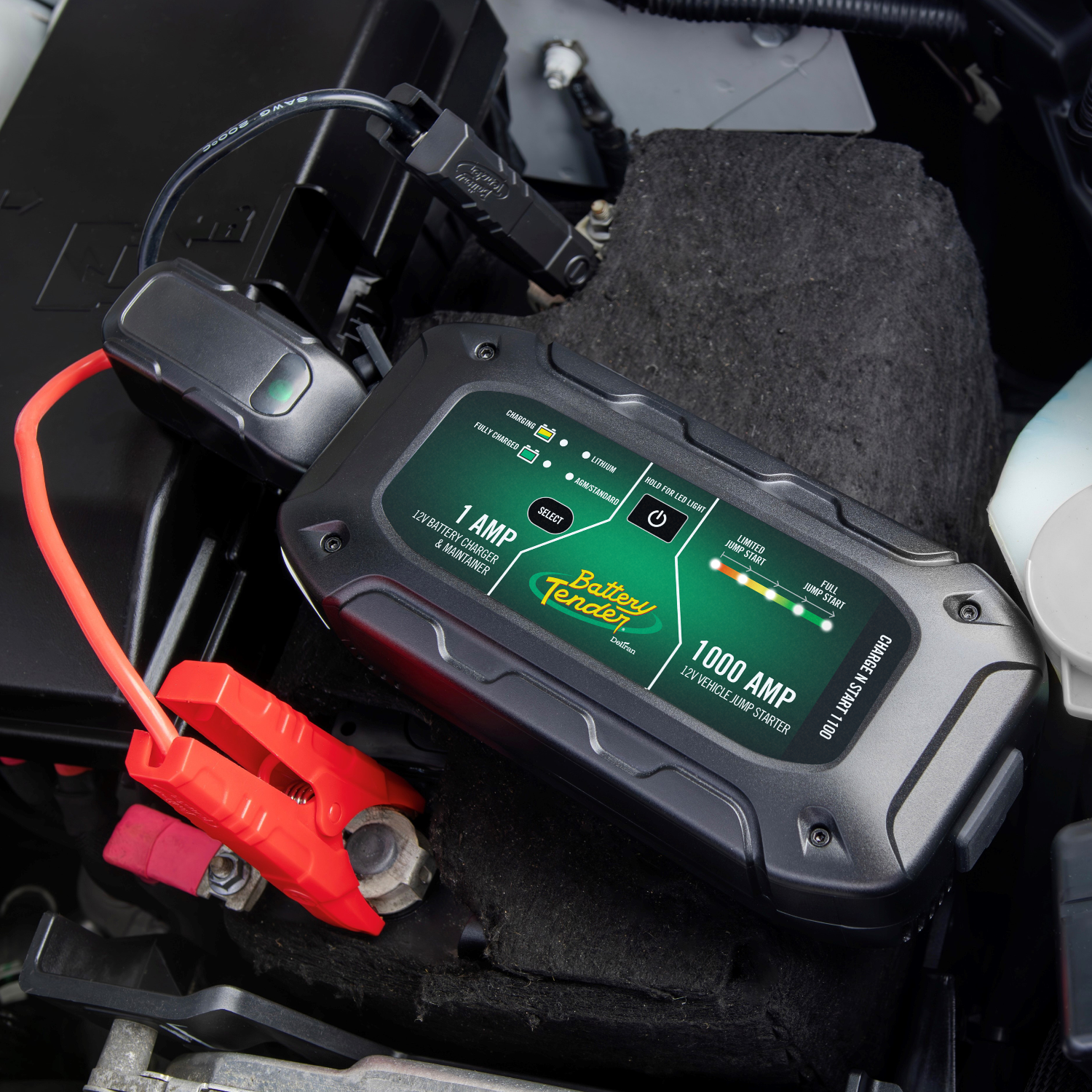 Photo of Charge N Start 1100 1 AMP Battery Charger & 1000 AMP Jump Starter by Battery Tender® - Premium for UTVs / Side by Sides