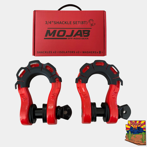 3/4'' Heavy duty Steel Shackle set (8T)