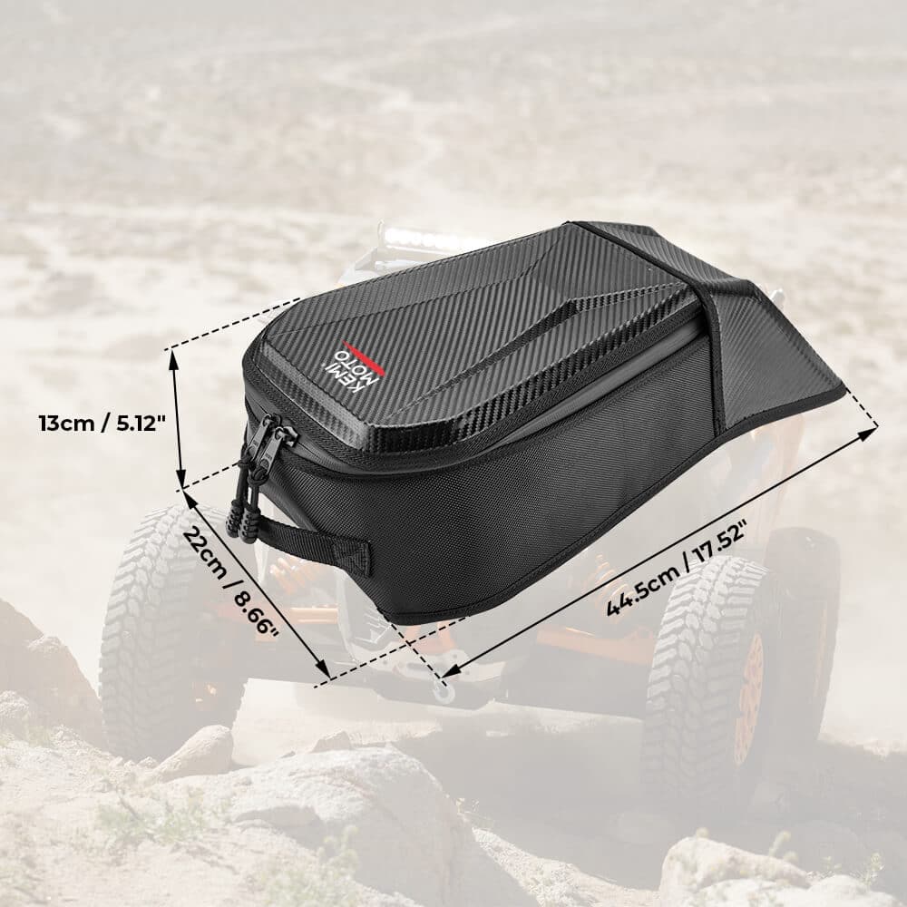 Photo of Tablet Holder & Storage Bag for Can-Am Maverick X3 by Kemimoto - Premium for UTVs / Side by Sides