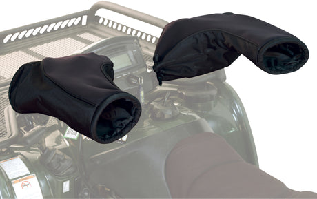 Photo of HANDLEBAR MITTS BLACK by KOLPIN - Premium Storage Covers for UTVs / Side by Sides