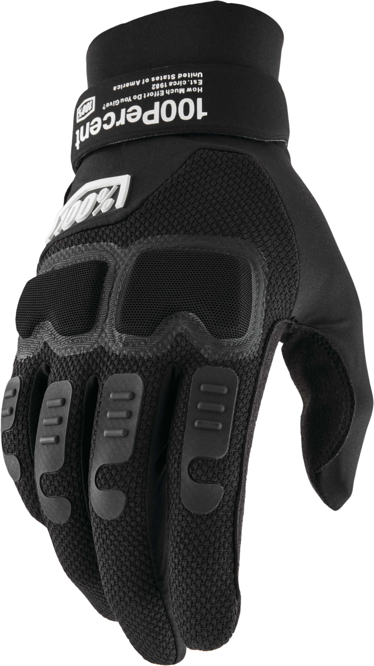 Photo of LANGDALE GLOVES BLACK MD by 100-PERCENT - Premium Gloves for UTVs / Side by Sides