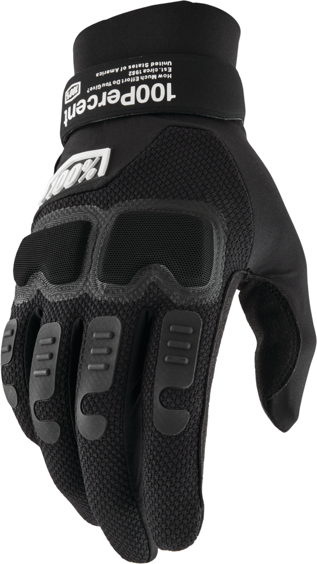 Photo of LANGDALE GLOVES BLACK MD by 100-PERCENT - Premium Gloves for UTVs / Side by Sides