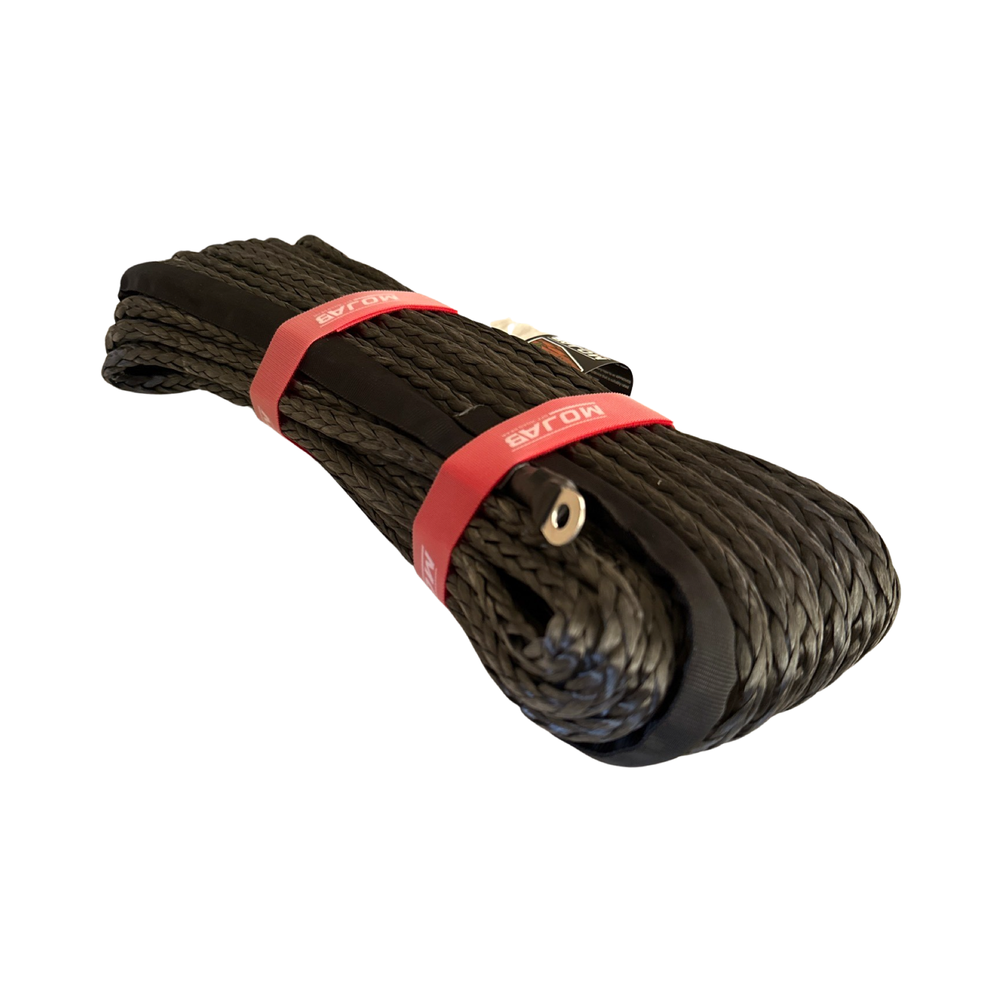 Photo of 3/8'' x 85' Synthetic Winch Rope with forged winch hook by MOJAB OFFROAD - Premium Winches & Winch Mounts for UTVs / Side by Sides