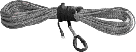 Photo of SYNTHETIC WINCH CABLE SMOKE 1/4"X50' by KFI - Premium Winch for UTVs / Side by Sides
