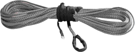 Photo of SYNTHETIC WINCH CABLE SMOKE 1/4"X50' by KFI - Premium Winch for UTVs / Side by Sides