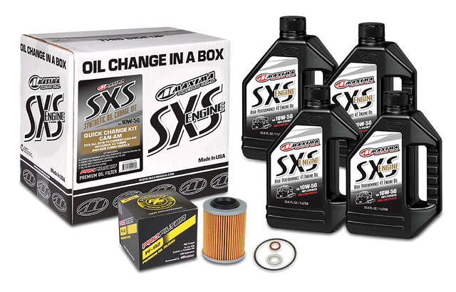 Photo of SXS CAN-AM QUICK CHANGE KIT 10W50 W/ OIL FILTER by MAXIMA - Premium Oil Filters for UTVs / Side by Sides