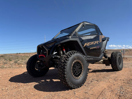 Photo of POLARIS RZR PRO R 2-SEAT 2025+ Cab Enclosure "THE VAULT" Upper Side Doors & Panels (Patent Pending) by Dirt Warrior Accessories - Premium for UTVs / Side by Sides