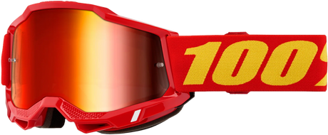 100% Accuri 2 Junior Goggles - Red Mirror Red Lens