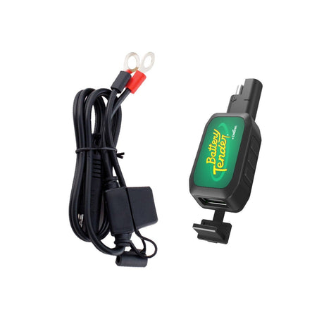 Photo of Ring Terminal Cable and USB Adapter Combo with Quick Disconnect by Battery Tender® - Premium for UTVs / Side by Sides