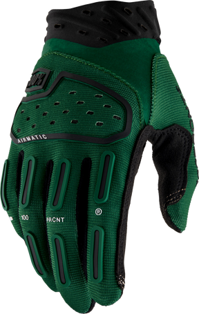 100% Airmatic 2 Riding Gloves - Forest Green, Large