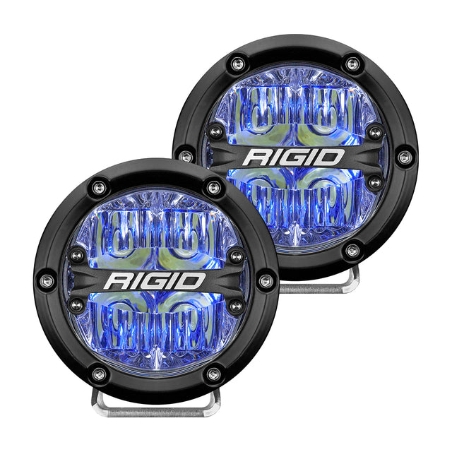 Photo of 360-SERIES 4" DRIVE BLUE BACK LIGHT by RIGID - Premium Illumination for UTVs / Side by Sides