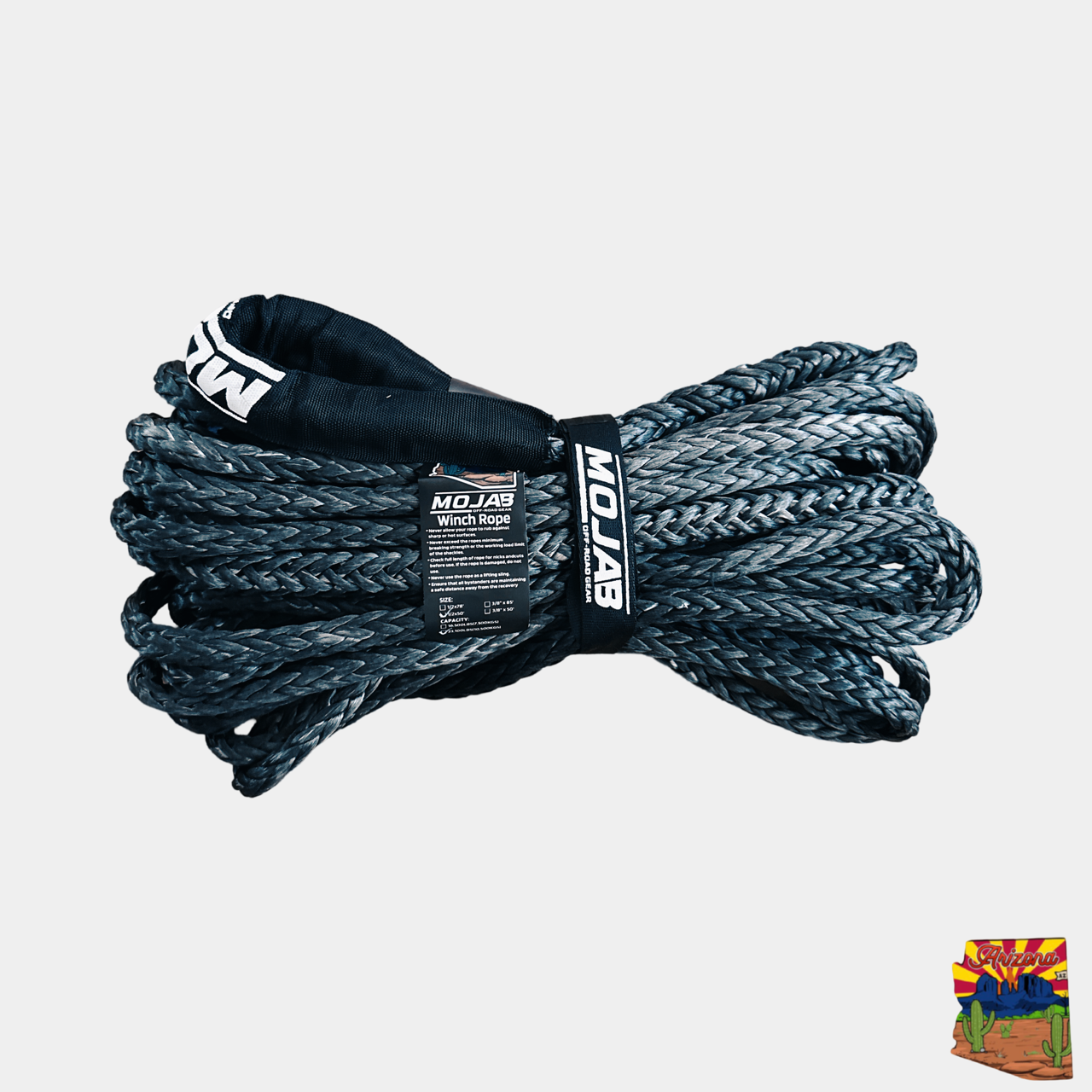 Photo of 1/2'' x 85' Winch line Extension by MOJAB OFFROAD - Premium for UTVs / Side by Sides