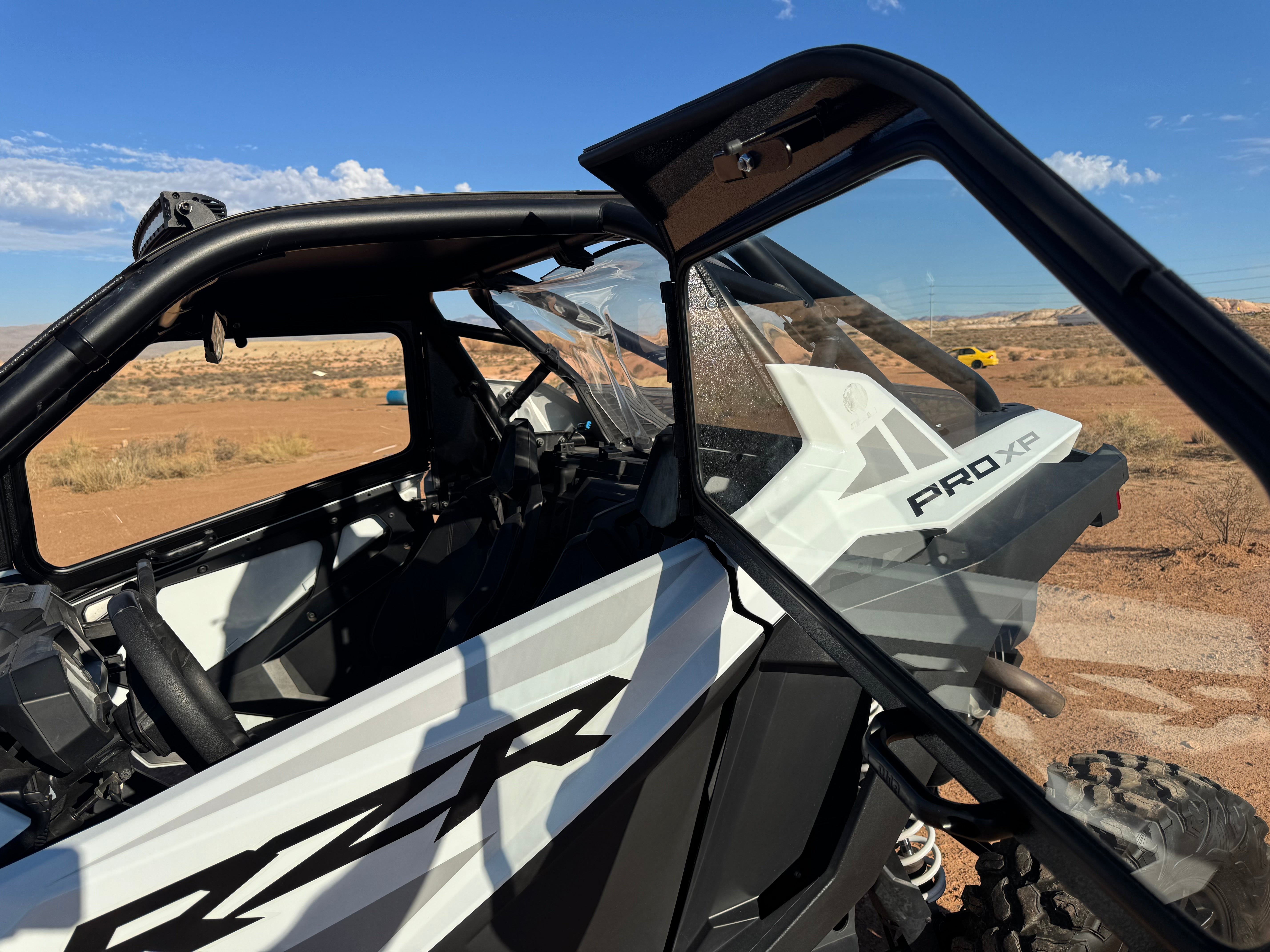 Photo of POLARIS RZR PRO XP / Turbo R 2-SEAT Cab Enclosure 2019-24 "THE VAULT" Upper Side Doors & Panels (Patent Pending) by Dirt Warrior Accessories - Premium VAULT for UTVs / Side by Sides