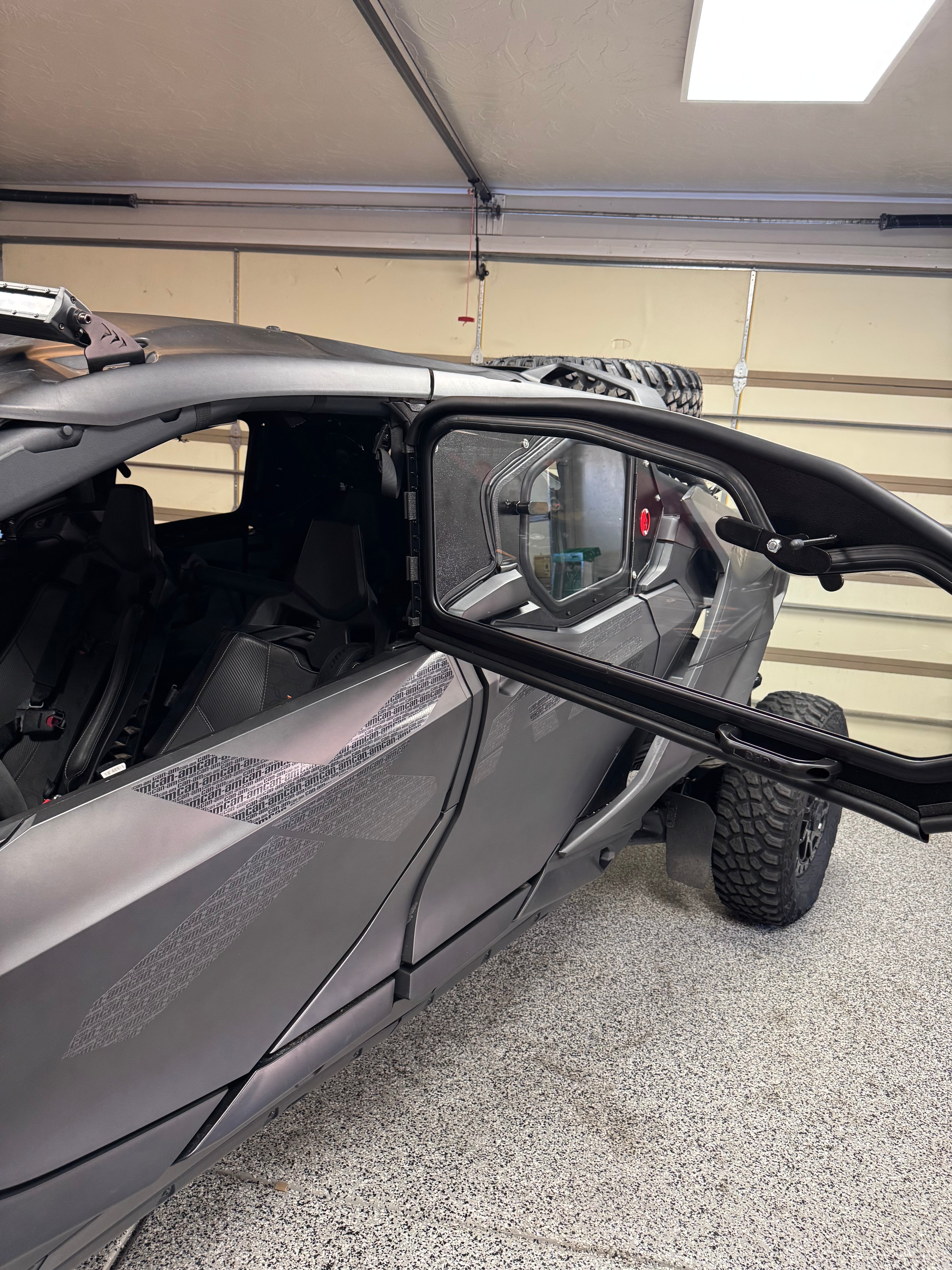Photo of CANAM MAV R 4-SEAT Cab Enclosure "THE VAULT" Upper Side Doors & Panels (patent pending) by Dirt Warrior Accessories - Premium VAULT for UTVs / Side by Sides