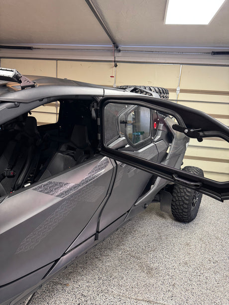 Photo of CANAM MAV R 4-SEAT Cab Enclosure "THE VAULT" Upper Side Doors & Panels (patent pending) by Dirt Warrior Accessories - Premium VAULT for UTVs / Side by Sides