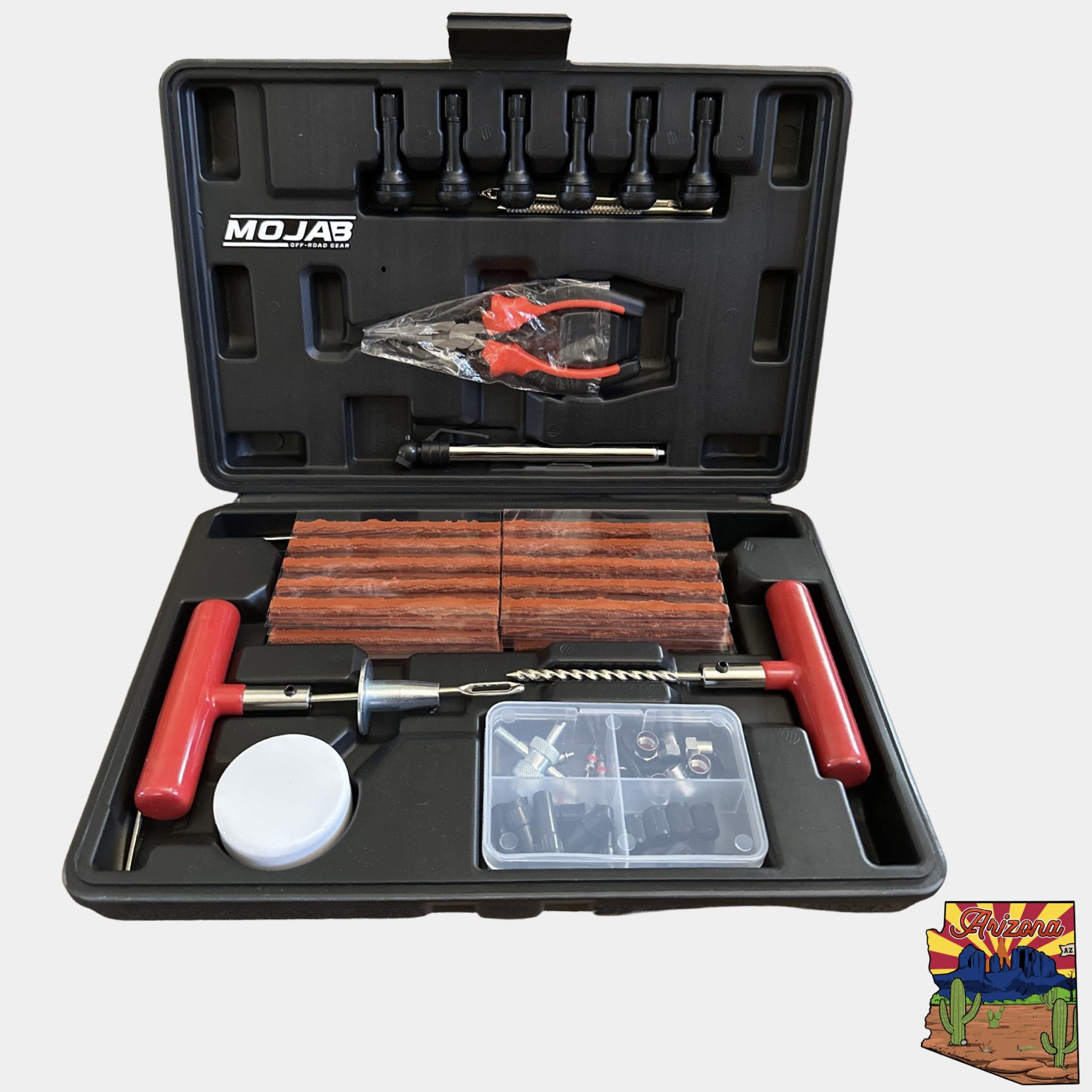 Photo of Tire Repair-kit (96 pcs) by MOJAB OFFROAD - Premium for UTVs / Side by Sides