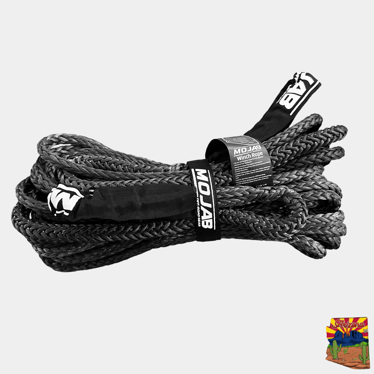 Photo of 3/8'' x 78’ Winch line Extension by MOJAB OFFROAD - Premium for UTVs / Side by Sides