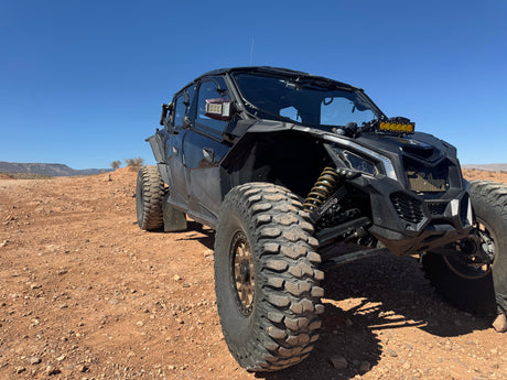Photo of CANAM X3 4-SEAT Cab Enclosure "THE VAULT" Upper Side Doors & Panels (patent pending) by Dirt Warrior Accessories - Premium VAULT for UTVs / Side by Sides