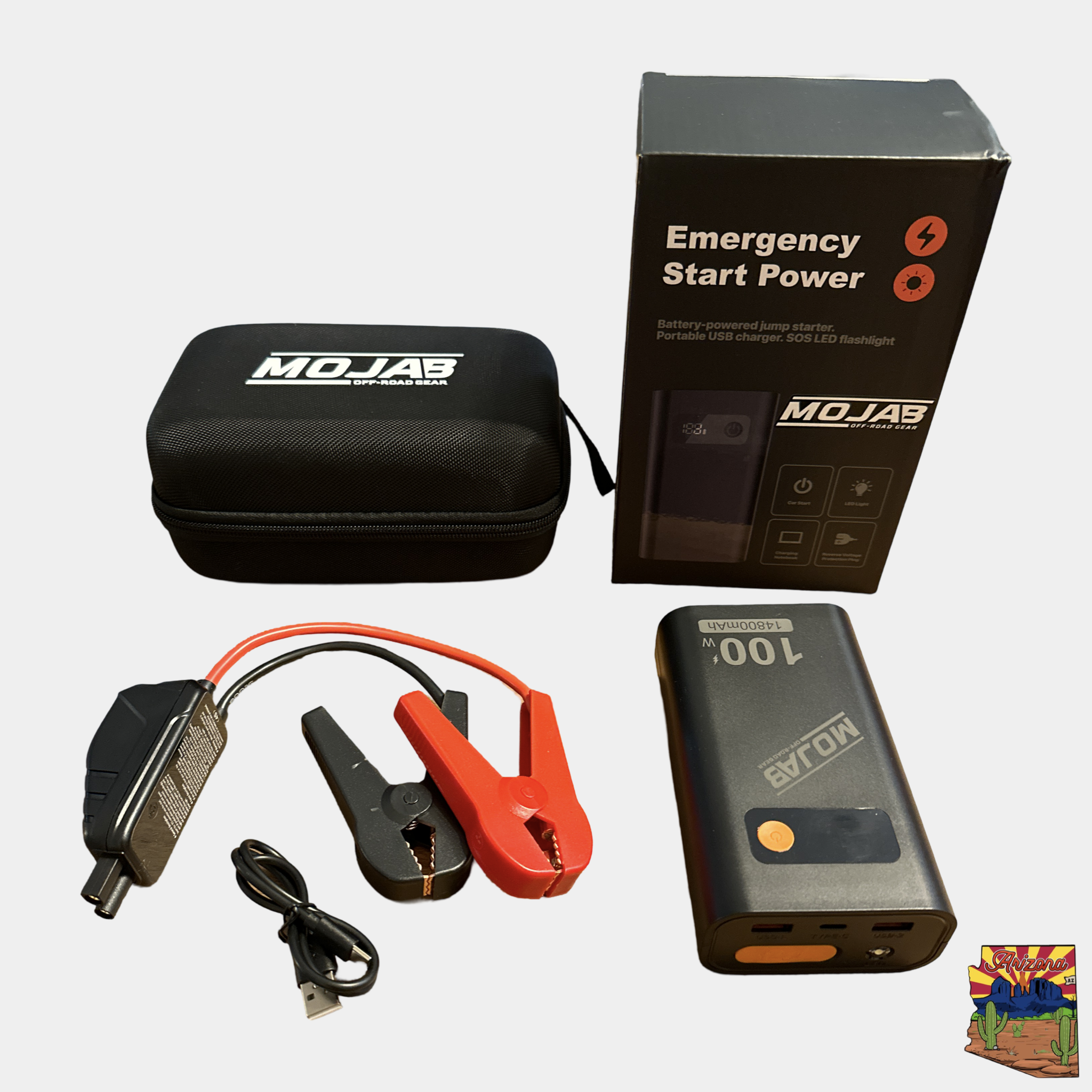 Photo of Battery Booster /Jump Starter by MOJAB OFFROAD - Premium Battery Booster for UTVs / Side by Sides