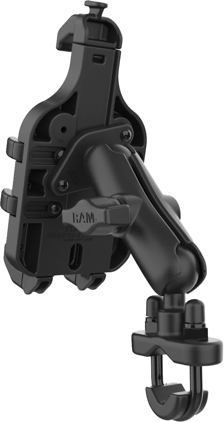 Photo of QUICK-GRIP PRO HANDLEBAR PHONE MOUNT MED by RAM - Premium Accessories for UTVs / Side by Sides