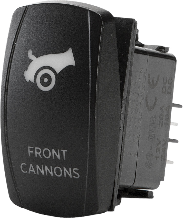 Photo of FRONT CANNONS DASH SWITCH PRO SERIES BACKLIT by OPEN TRAIL - Premium Switches for UTVs / Side by Sides